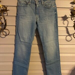Levi's Men's Sky Blue Straight Cut Jeans